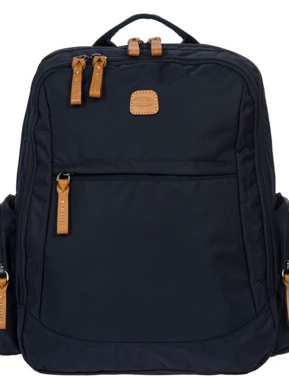 Bric's X-travel Nomad Backpack navy blue  Backpack with Tan Leather Accents bag🔥